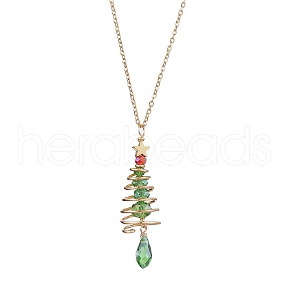 304 Stainless Steel Cable Chain Necklaces NJEW-JN04897-1