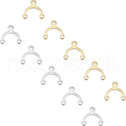 Unicraftale PVD Vacuum Plating 304 Stainless Steel Chandelier Components Links STAS-UN0010-45B-1