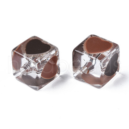 Transparent Acrylic Beads TACR-T004-10A-1