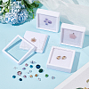 Square Plastic Loose Diamond Storage Boxes CON-WH0095-50A-5