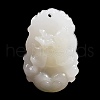 Natural White Jade Carved Pendants G-S384-01D-1