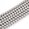 Baking Painted Pearlized Glass Pearl Bead Strands HY-N002-3mm-B05-2