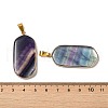 Natural Fluorite Pendants G-C095-06B-G-3