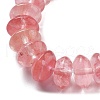 Cherry Quartz Glass Beads Strands G-P559-A12-02-4