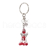 Glass Beaded Keychains KEYC-MZ00031-3