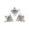 Tibetan Style Alloy Pendants TIBE-B001-65AS-3