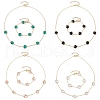 Brass Cable Chains Necklace and Bracelet Sets SJEW-JS01312-1