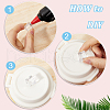 CRASPIRE 170Pcs 3 Styles Plastic Beads KY-CP0001-15-6