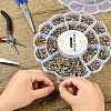 17 Grids Flower Plastic Bead Containers AJEW-YWC0001-06-6
