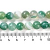 Natural Striped Agate/Banded Agate Beads Strands G-Z060-A01-C01-5