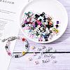 240Pcs 6 Style Opaque Acrylic European Beads OPDL-YW0001-01-6