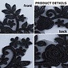 Polyester Embroidery Lace Appliques DIY-WH0401-94B-6