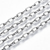 Tarnish Resistant 304 Stainless Steel Paperclip Chains CHS-S008-002P-1