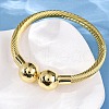 Brass Cuff Bangles BJEW-Q060-02G-3