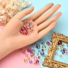 565Pcs 15 Style Transparent Spray Painted Glass Beads Strands GLAA-YW0001-47-6