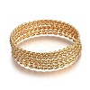304 Stainless Steel Buddhist Bangle Sets BJEW-F363-04G-A-1