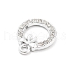 Alloy Rhinestone Pendants FIND-U026-20P-2