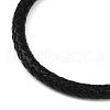 Leather Braided Cord Bracelet with 304 Stainless Steel Clasp for Men Women BJEW-C021-15-3
