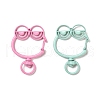 Spray Painted Alloy Swivel Lobster Claw Clasps FIND-B024-02-2