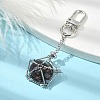 Stainless Steel Empty Pouch Stone Holder for Keychain KEYC-TA00029-02-3