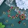 SUNNYCLUE 6Pcs Brass Spring Gate Rings FIND-SC0010-94-4