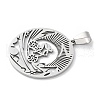 201 Stainless Steel Pendants STAS-S157-31P-2