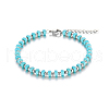 Synthetic Turquoise Beaded Bracelets for Women CG6931-3-1