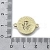 Hamsa Hand Connector Charms KK-V010-02G-02-3