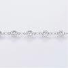 Tarnish Resistant 304 Stainless Steel Bar Link Chains STAS-G038-03P-1