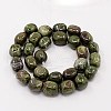 Natural Green Rainforest Stone Beads Strands G-K001-M02-2
