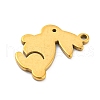 304 Stainless Steel Pendants STAS-Q306-02G-A-2