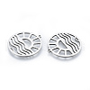 Non-Tarnish 201 Stainless Steel Pendants STAS-N090-LA912-1-3