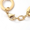 304 Stainless Steel Link Chain Bracelets BJEW-G582-41G-3