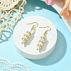 3 Pairs Oval Glass Seed Dangle Earrings EJEW-MZ00147-4