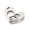 201 Stainless Steel Pendants STAS-A116-01P-04-2