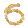 Natural Topaz Jade Beads Strands G-K359-B10-01-3