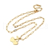 Cherry 304 Stainless Steel Pendant Necklaces for Women NJEW-M106-01G-4