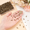 SOFPLATE 400Pcs Zinc Alloy Lobster Claw Clasps FIND-SP0001-33AB-3