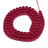 Lab Grown Red Corundum Beads Strands G-G106-N01-03-2