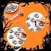 10Pcs Skull Silicone Focal Beads JX889A-4