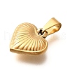 201 Stainless Steel Pendants STAS-Q344-02C-G-2
