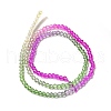 Transparent Gradient Color Glass Beads Strands X1-GLAA-H021-01B-22-4