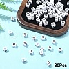 Acrylic Horizontal Hole Letter Beads OACR-YW0002-08Q-1