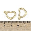 Brass Spring Gate Rings KK-Z078-06G-3
