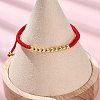 Polyester Cord Braided Bead Bracelets for Women BJEW-L698-04G-01-3