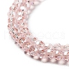 Electroplate Transparent Glass Beads Strands EGLA-A035-T3mm-A20-3