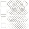 Unicraftale 40Pcs 2 Style 304 Stainless Steel Linking Rings STAS-UN0045-69-1