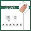 Unicraftale 100Pcs 304 Stainless Steel Beads FIND-UN0016-19-3