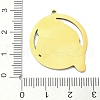 201 Stainless Steel Pendants STAS-R118-13G-3