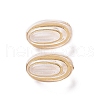 Plating Transparent Acrylic Beads OACR-P013-11-3